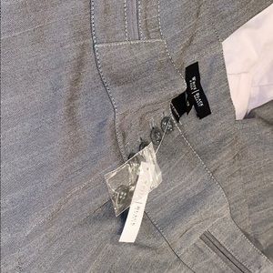 White House Black Market herringbone wide leg pant